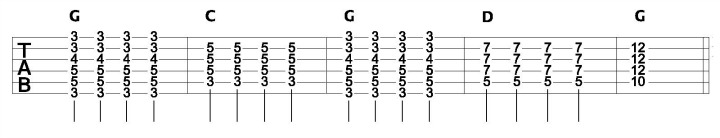 Alternate Tunings Progression 1