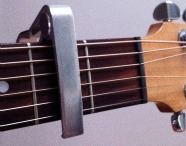 Picture of Capo on Acoustic Guitar