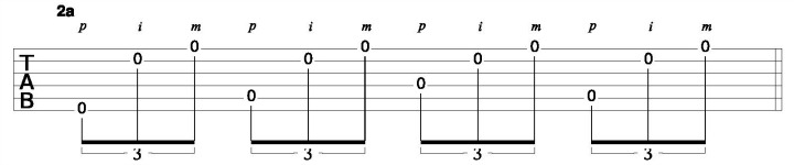 Acoustic Fingerstyle Pattern 2a