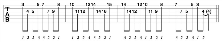 Harmonising 6th's alternating 2