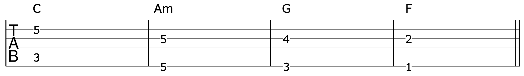 10th Harmony Guitar Progression 3