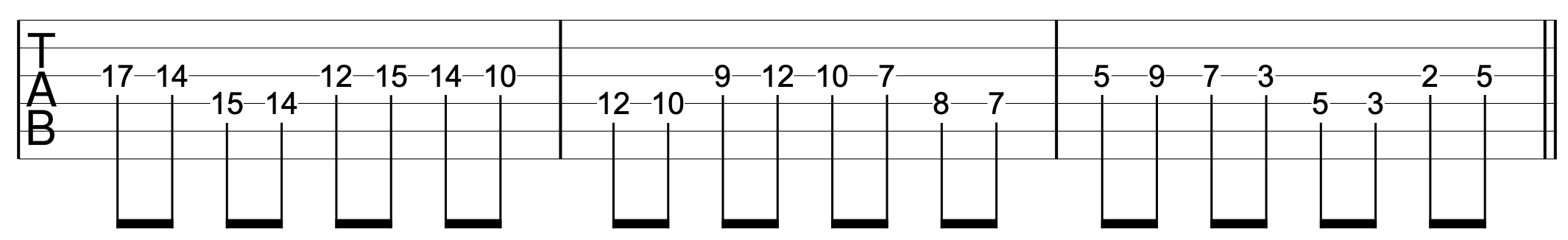 2 String Triads Guitar 4