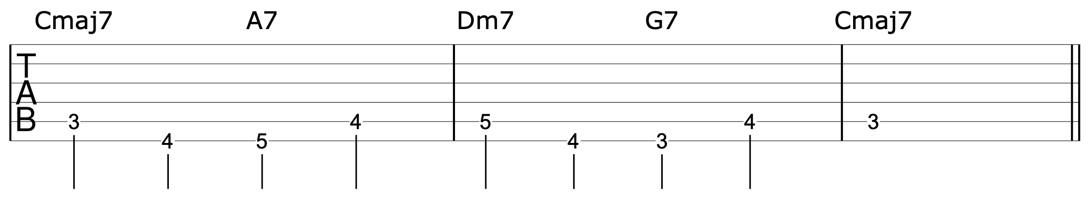 6 Levels Walking Bass Guitar 1