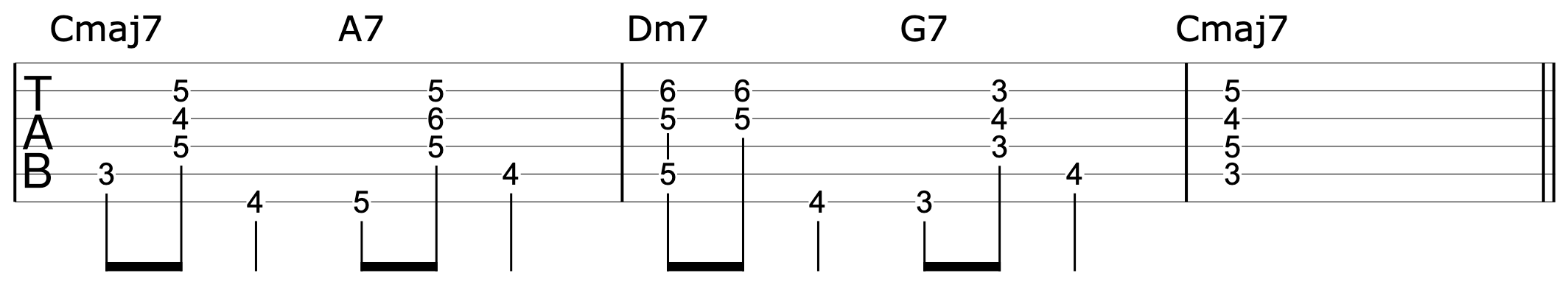 6 Levels Walking Bass Guitar 2
