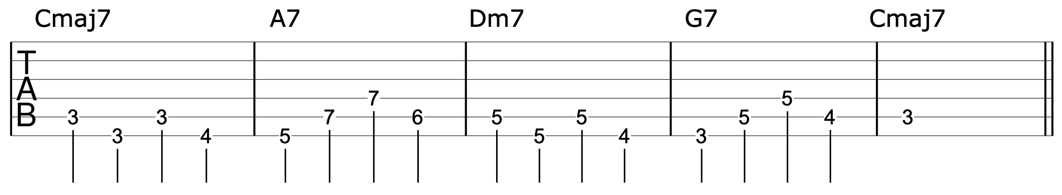6 Levels Walking Bass Guitar 3-1