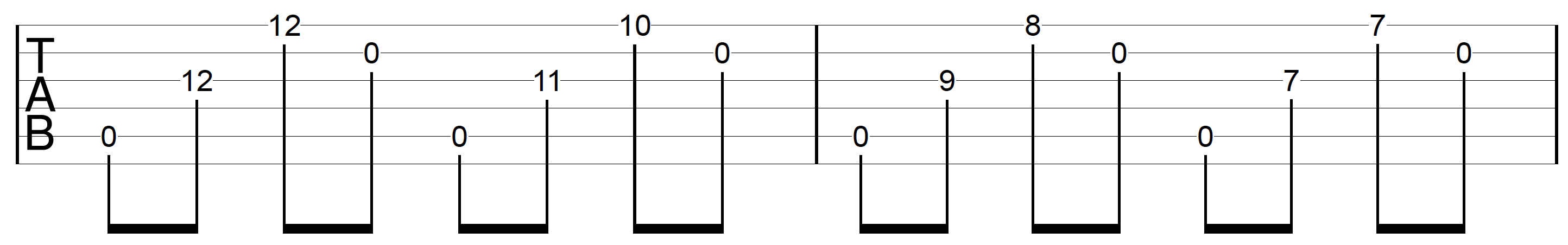 6th Harmony Fingerpicking open string drone 1 