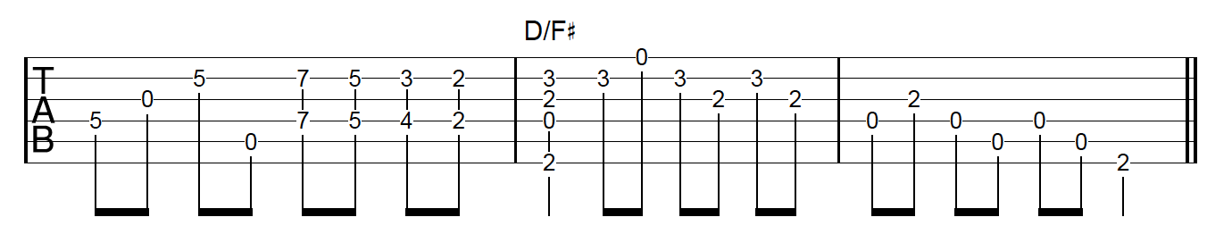 6th Harmony Fingerpicking Guitar MC Example 2