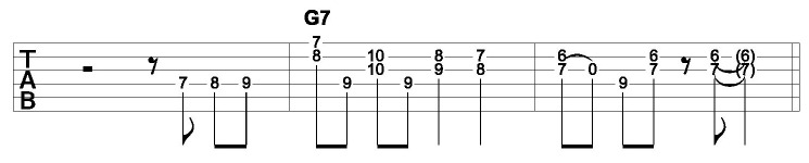 Chet Atkins Double Stop Lick 2