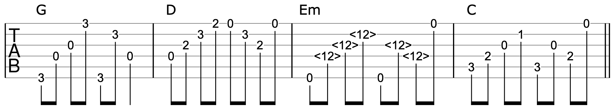Break Out Open Position Harmonics