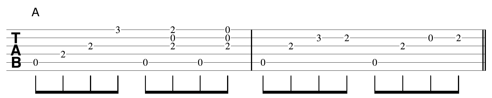 Creative Guitar Chord Example 1