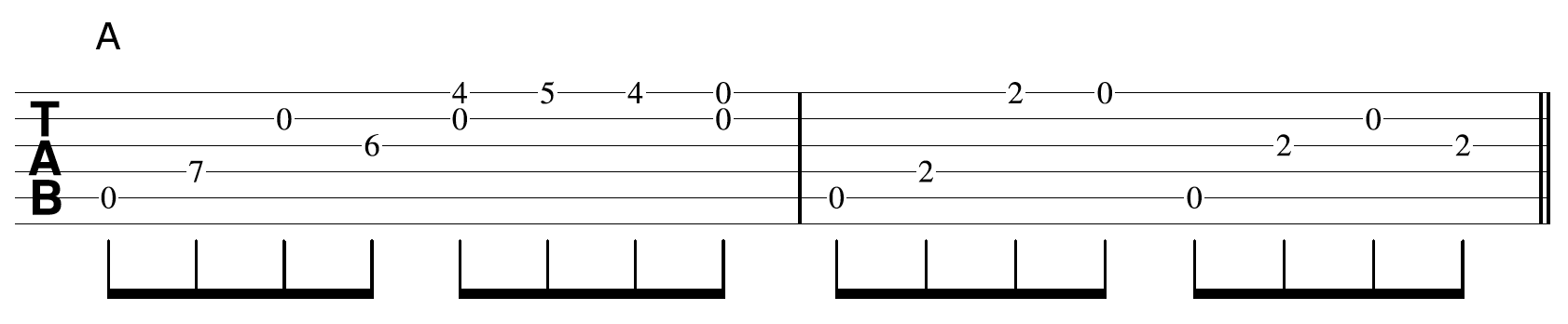 Creative Guitar Chord Example 4