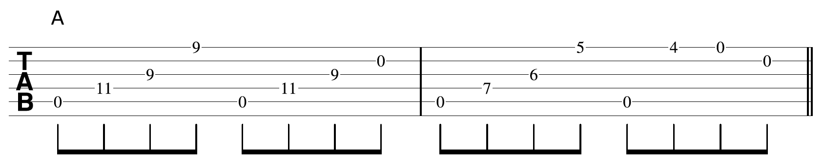 Creative Guitar Chord Example 5