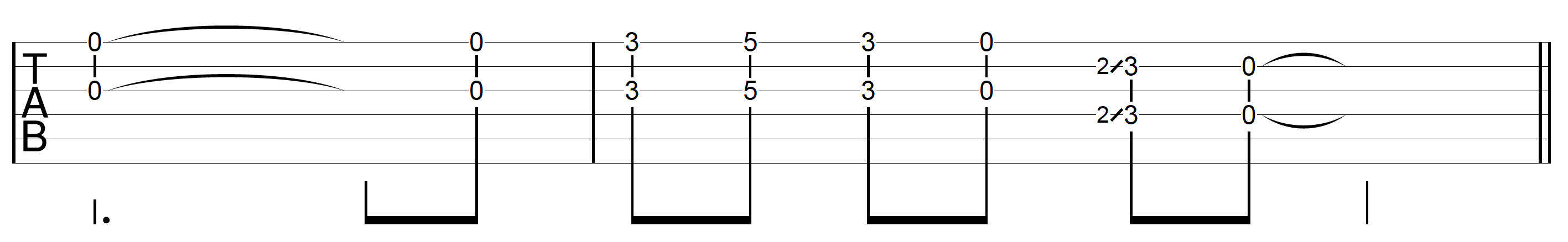 DADGAD Tuning Guitar 5th Riff 2