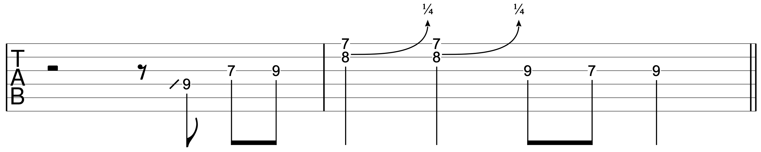 Double Stop Guitar Riff 1