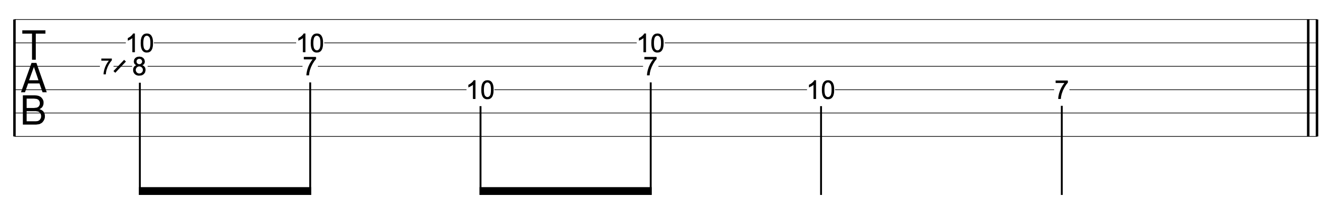 Double Stop Guitar Riff 2