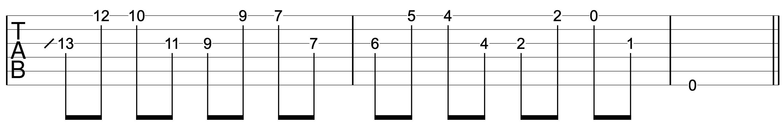 Double Stop Guitar Riff 3