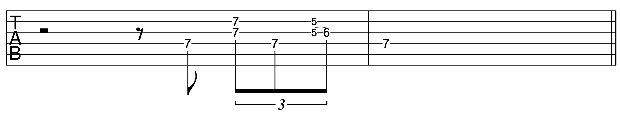 Double Stop Guitar Riff 4