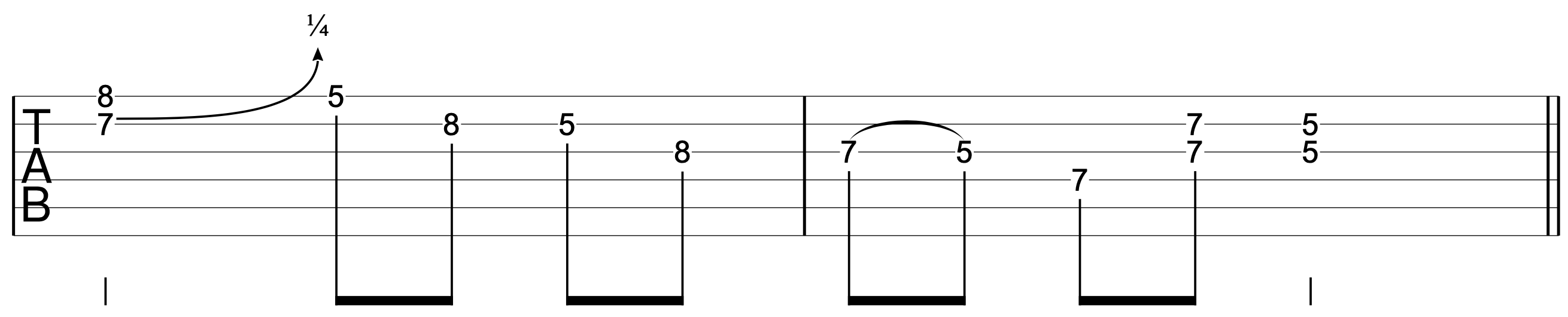 Double Stop Guitar Riff 5