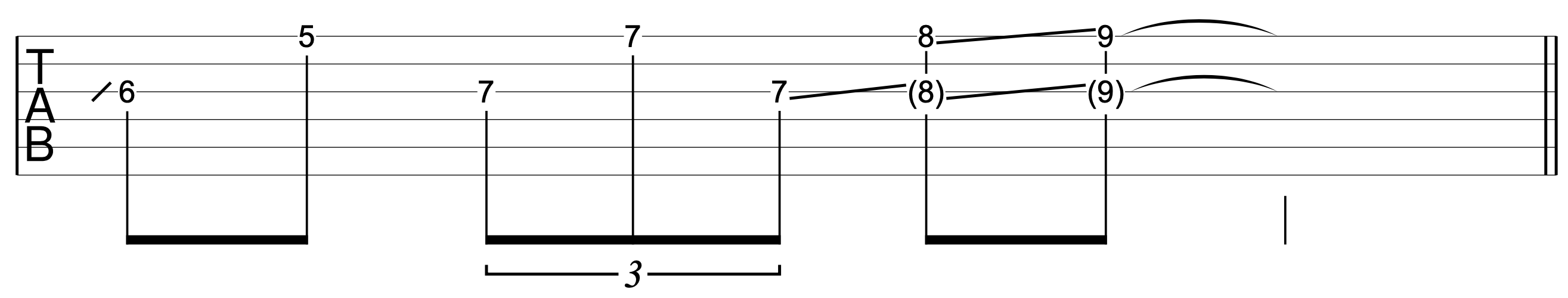 Double Stop Guitar Riff 6