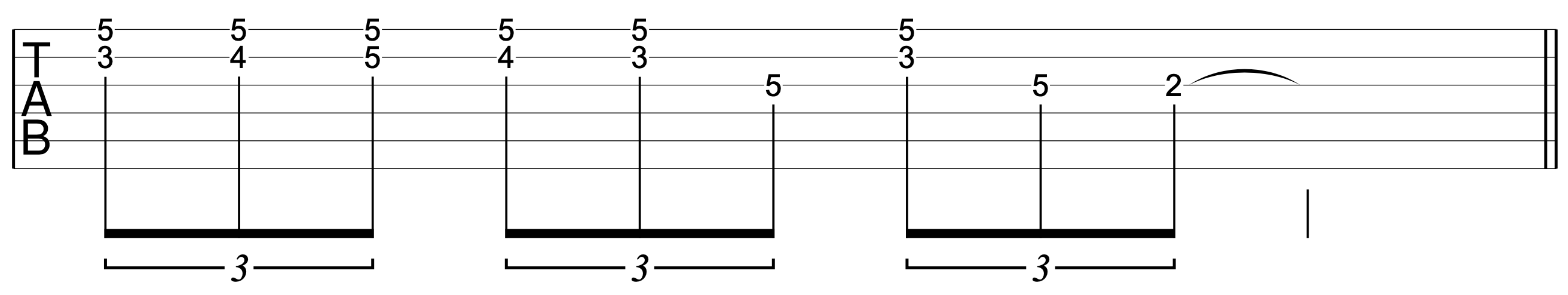Double Stop Guitar Riff 7