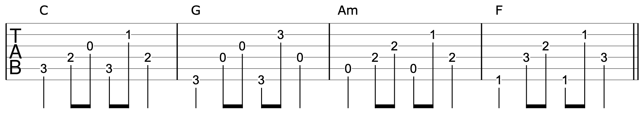 Fingerpicking Bass Guitar 2
