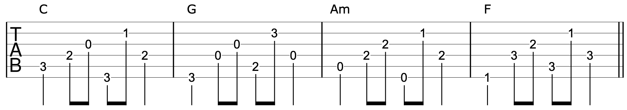 Fingerpicking Bass Guitar 3