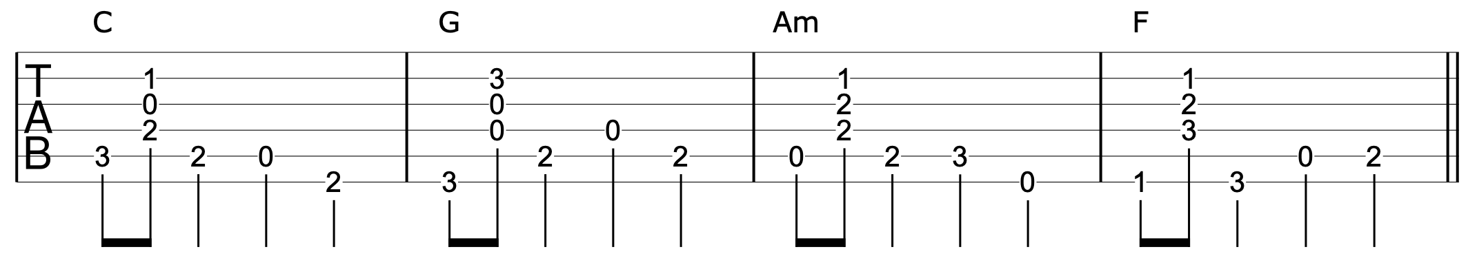 Fingerpicking Bass Guitar 6