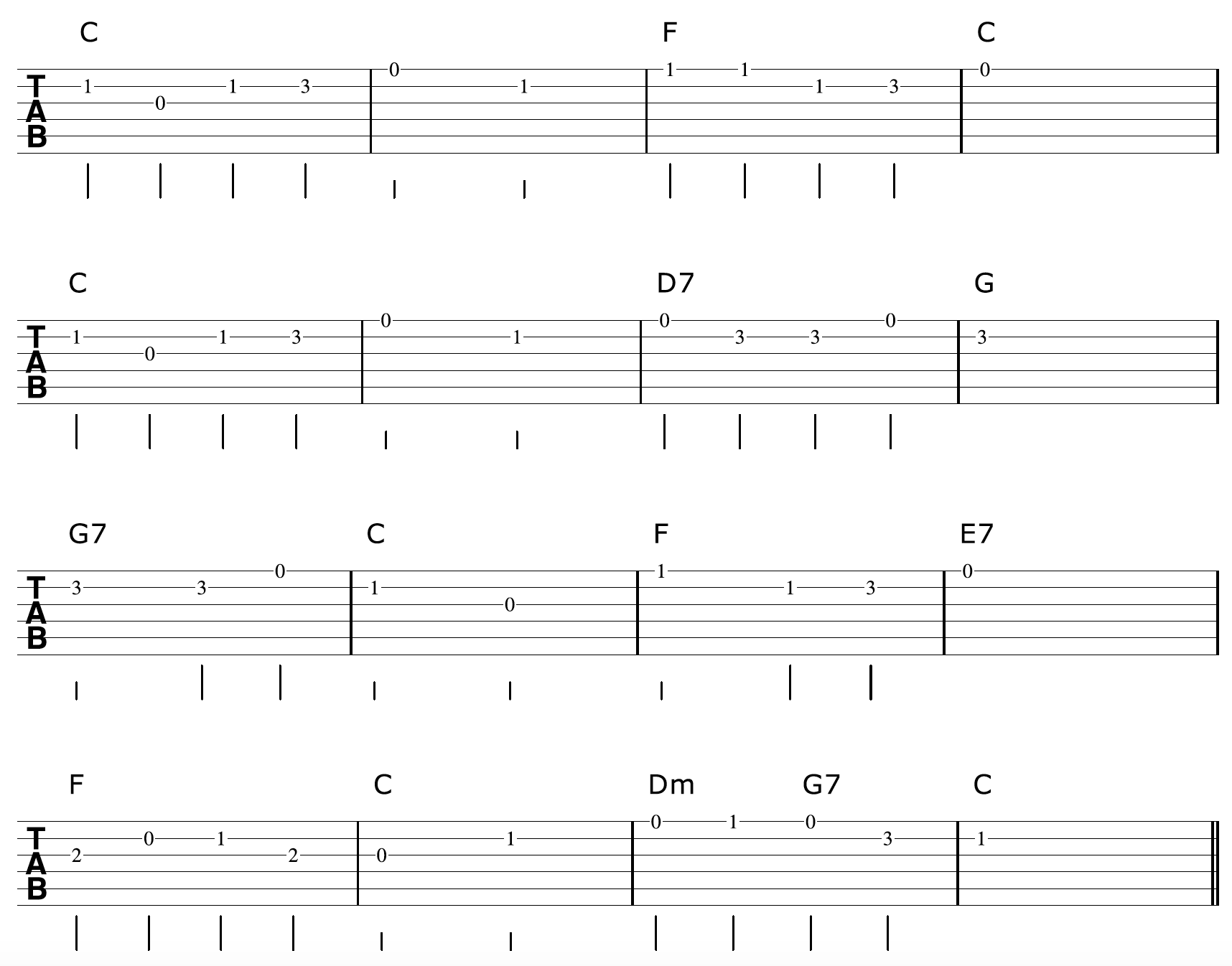 Fingerpicking-Guitar-Arrangement-Melody