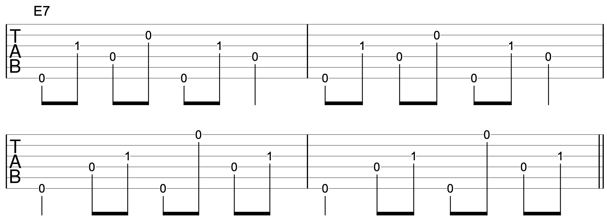 Fingerpicking Patterns Improvisation Drill 1