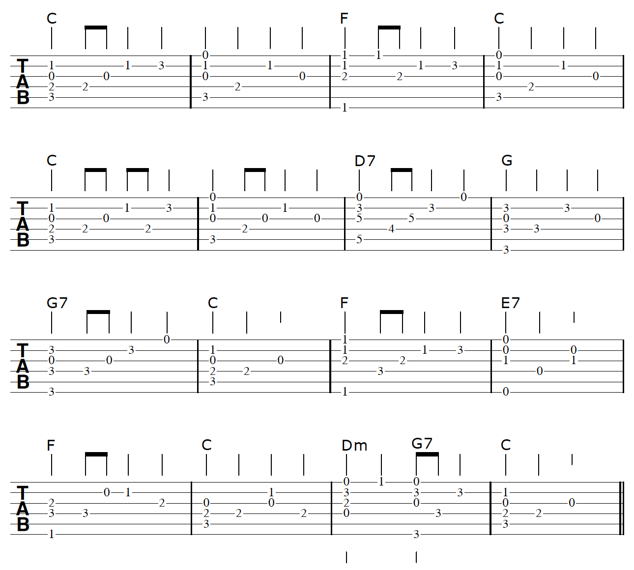 Fingerstyle Guitar Arrangement Arpeggiation