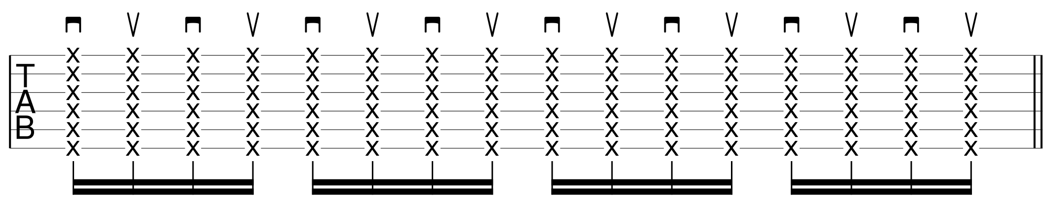 Funk Guitar Rhythm 1