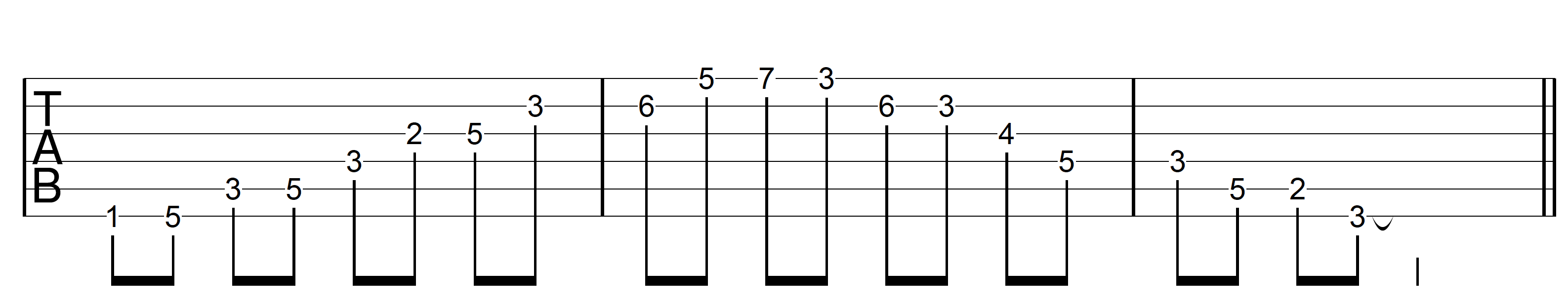 Guitar Arpeggio Dm7 Asc G7 Desc