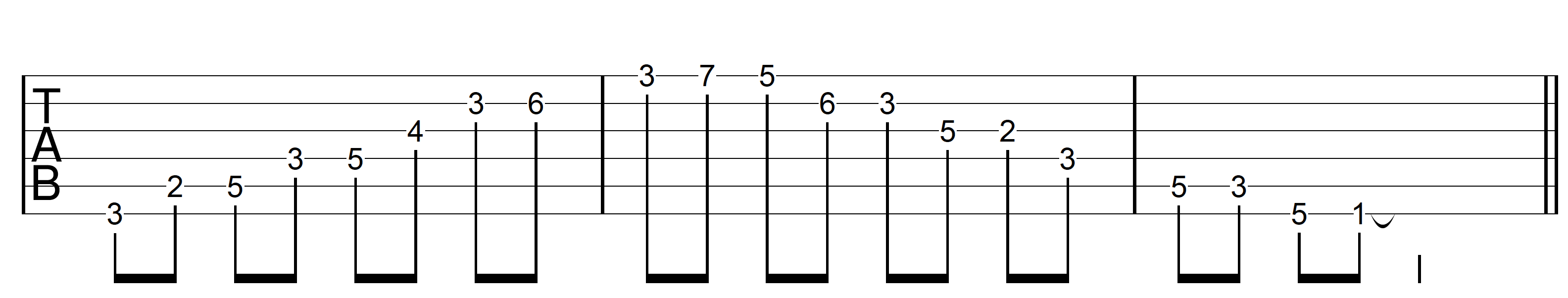 Guitar Arpeggio G7 Asc Dm7 Desc