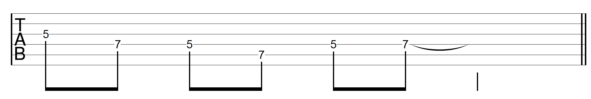 Guitar Riff Workout Example Riff
