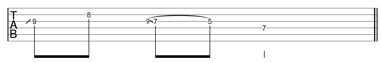 Guitar Riff Workout Integration Riff 1