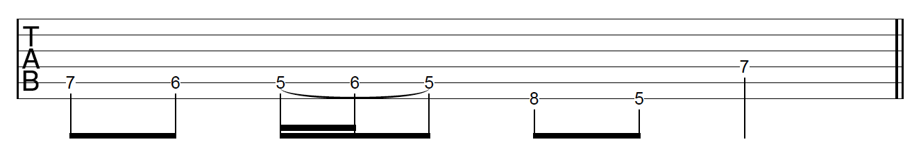 Guitar Riff Workout Integration Riff 2