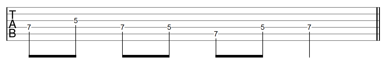 Guitar Riff Workout Melodic Variation 1