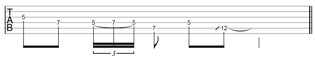 Guitar Riff Workout Phrasing Variation 2