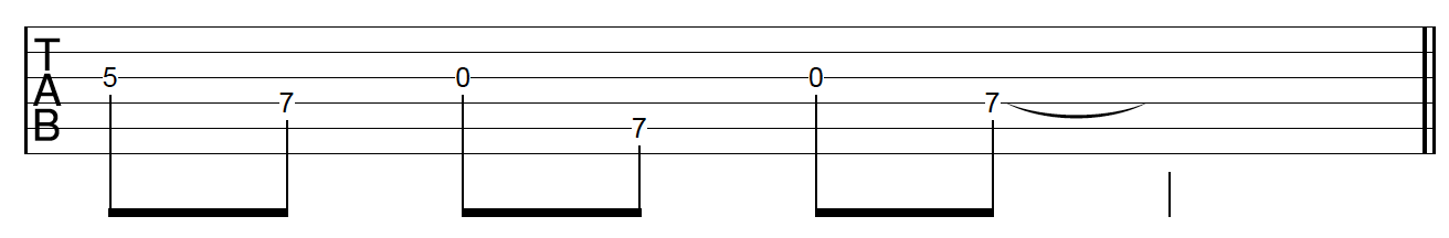 Guitar Riff Workout Phrasing Variation 4