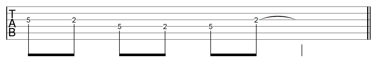 Guitar Riff Workout Position 2