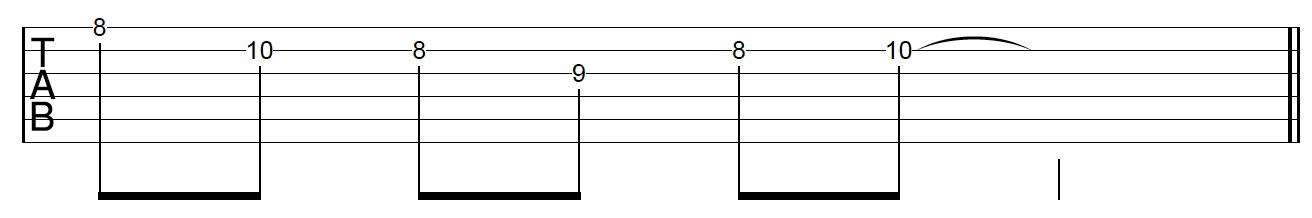 Guitar Riff Workout Position 3