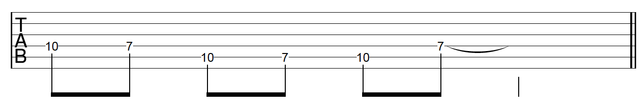 Guitar Riff Workout Position 4