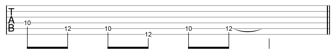 Guitar Riff Workout Position 5