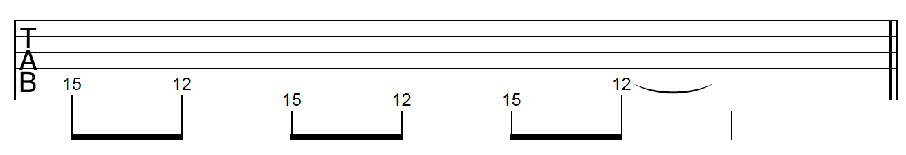 Guitar Riff Workout Position 7