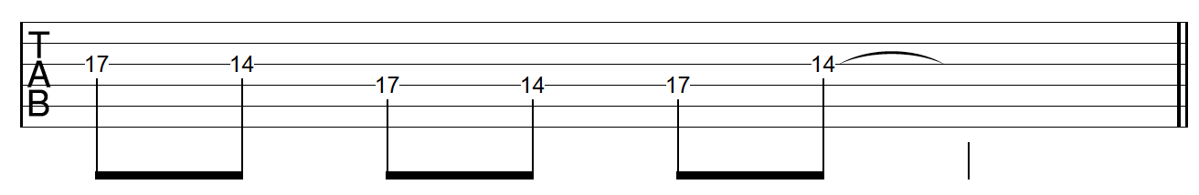 Guitar Riff Workout Position 8