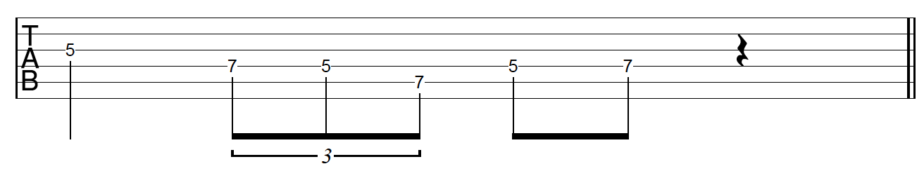 Guitar Riff Workout Rhythmic Variation 2