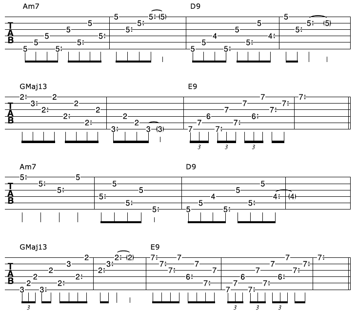 Harp Harmonic Arpeggio Progression 