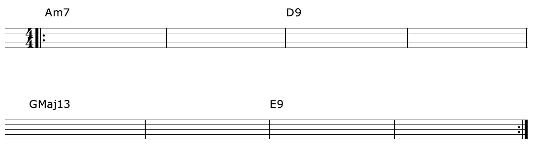 Harp Harmonic Chord Progresson