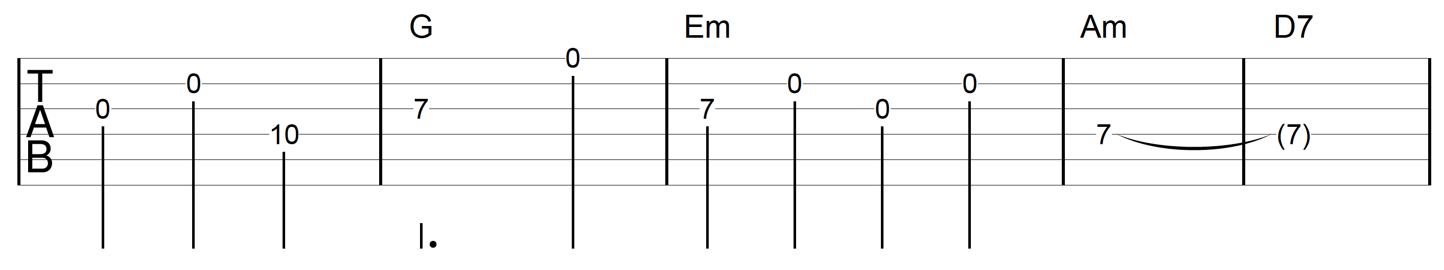 Open String Melody Danny Boy Open 2