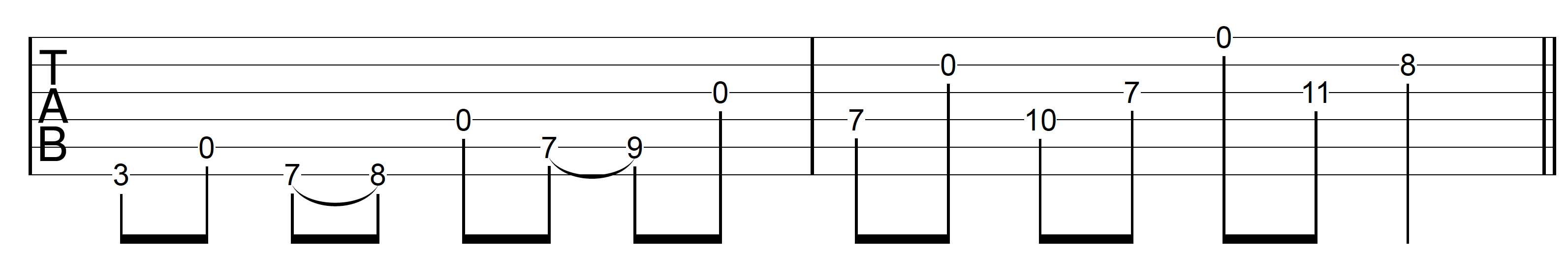 Open String Scale G Major 2 Ascend Open